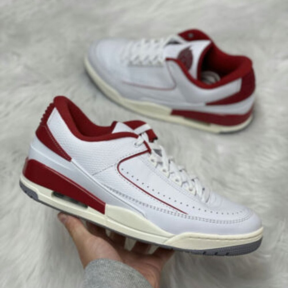 Nike Air Jordan 2/3 Low Mens Sportswear Shoes White FD0383-161 VNDS Sz 9.5